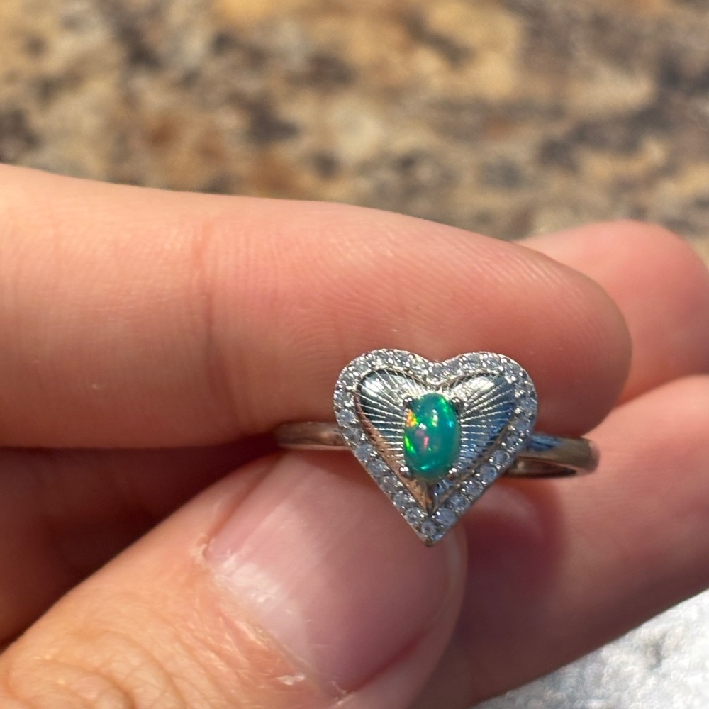 Ethiopia opal ！ adjustable sliver S925